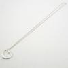 [Used] TIFFANY 925 Open Heart Pendant/Necklace/j10-3