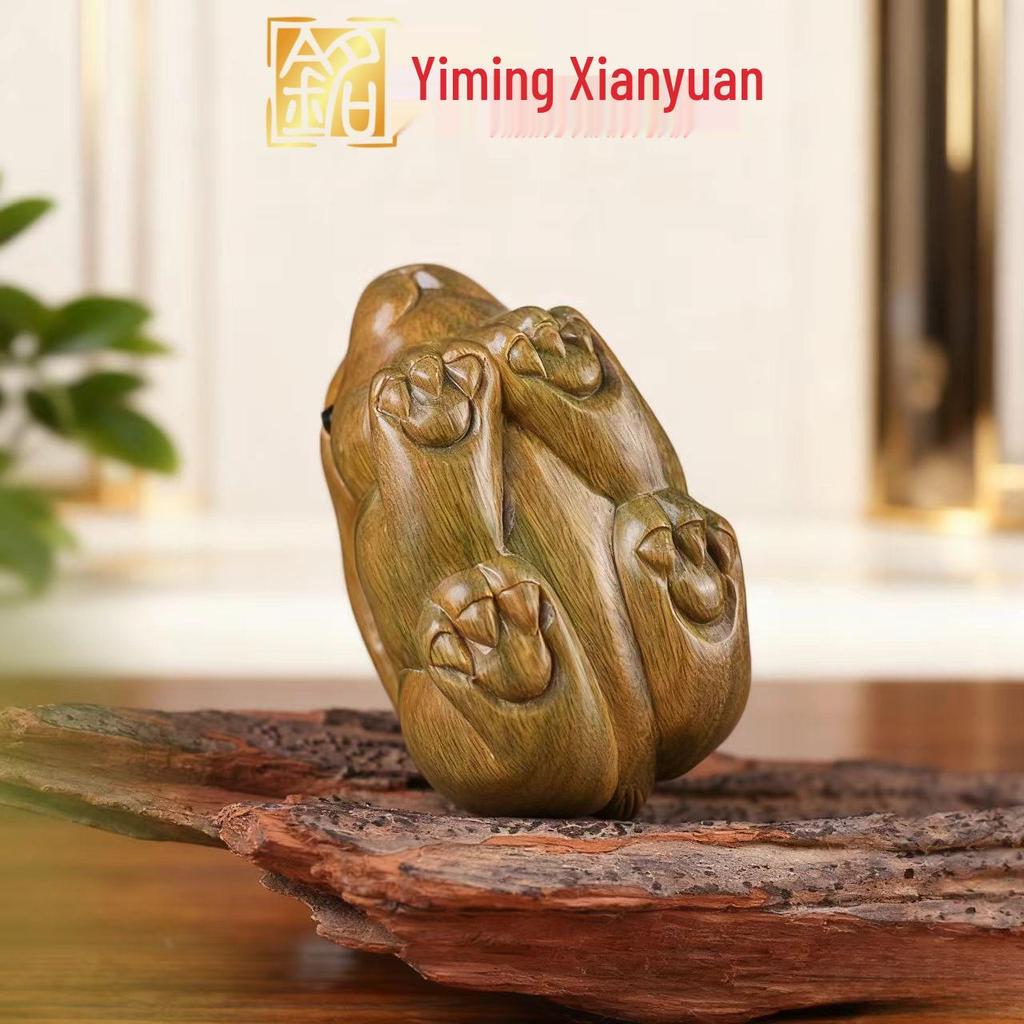 Green Sandalwood Zodiac Rabbit Phone Charm and Bag Ornament