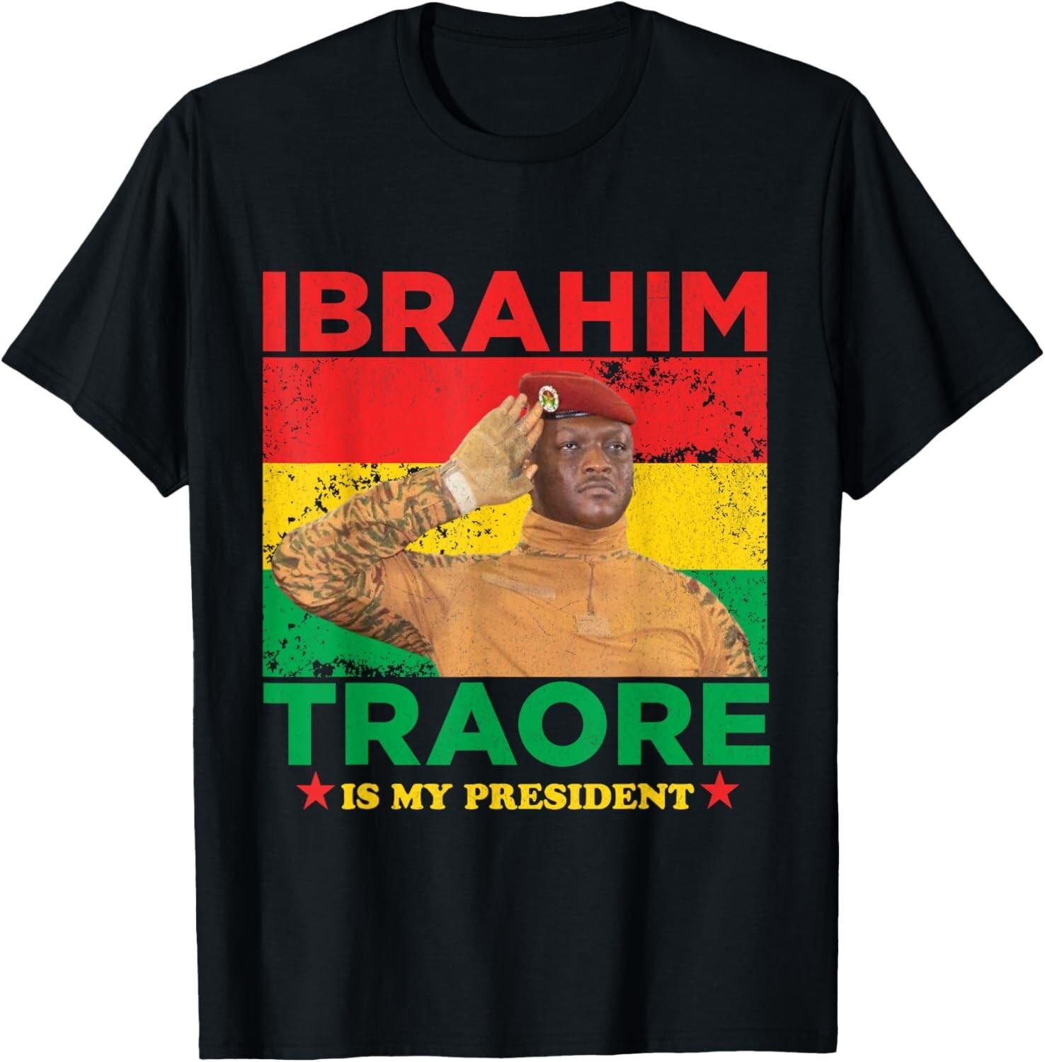 Ibrahim Traore Burkina Faso Is My African President Unisex T-Shirt XL