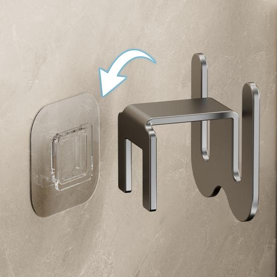 Trockengestell ohne Bohrlöcher Rutschfest Wasserdicht Badezimmer Hausschuhe Halter Schnelle Installation