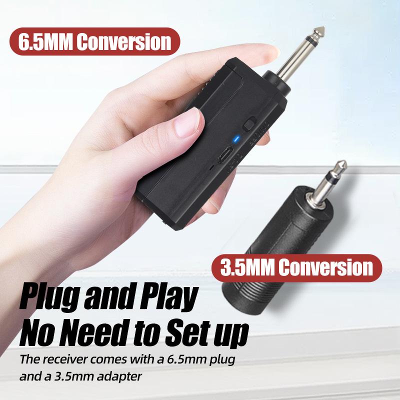 Rechargeable Wireless Microphone with Battery Display for Home KTV and Stage Live Streaming, Model One-to-Two Handheld.