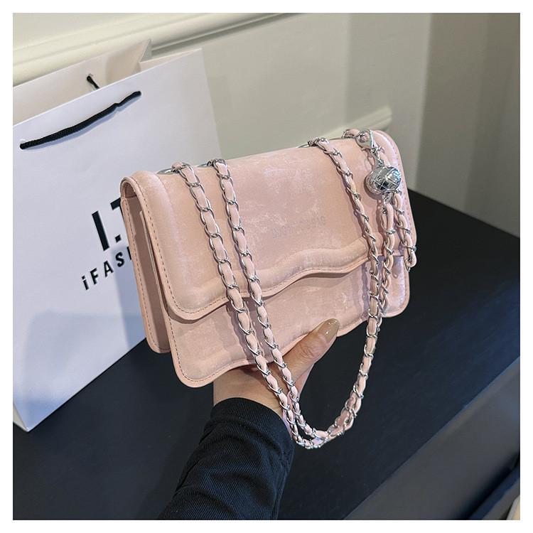 Trendy Mini Square Bag For Women Featuring Soft Pu Material And Sleek Design розовый