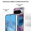 YB IMD Series-16 Style-E For Google Pixel 9/Pixel 9 Pro TPU Marble Pattern Case Electroplating Edge Phone Cover