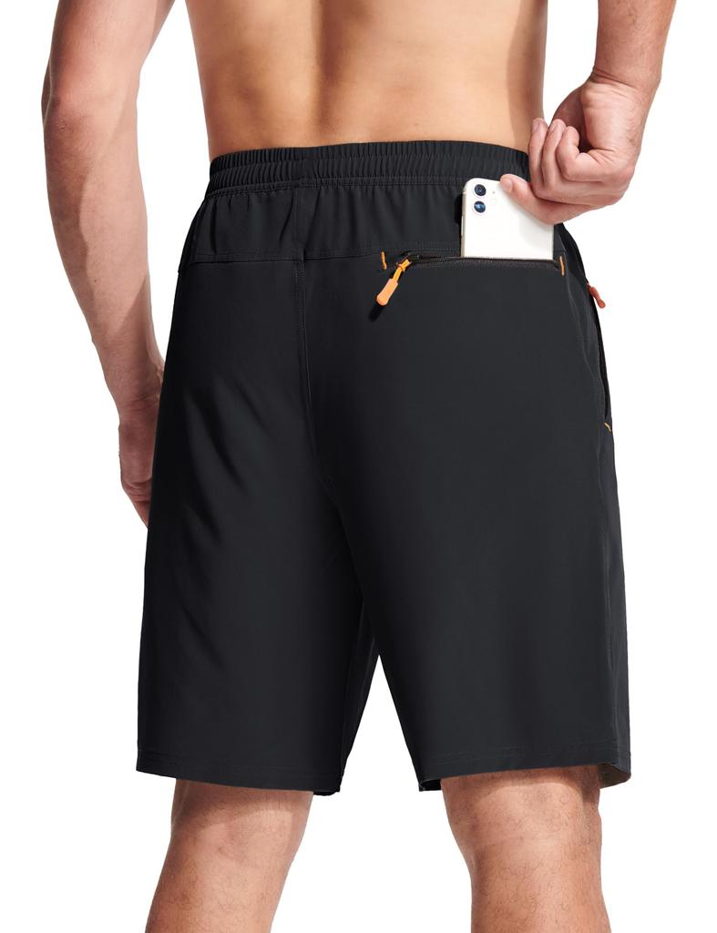 Men's Training Pants, Sports Pants, Fitness Pants, Shorts, Joggers, Sweatpants, Gym Wear, Running, Black, Size M