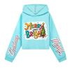 Kids Casual Fashion American Flag Printed Long Sleeve Hooded Sweatshirt