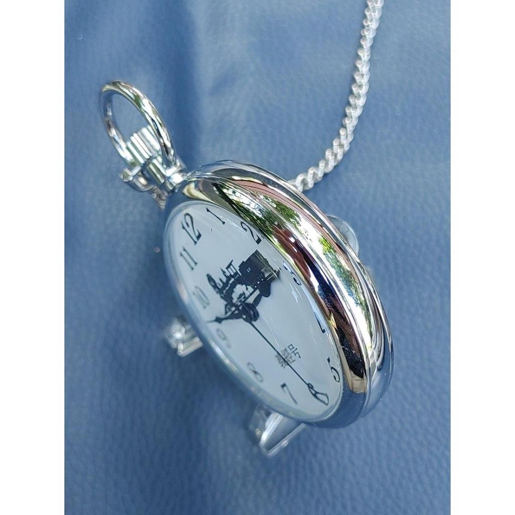 Used [Working/Rare] SEIKO Pocket Watch, Railway Watch 7C11-0010, Engraved with JR West (West Japan Railway Company), Limited Edition Dial