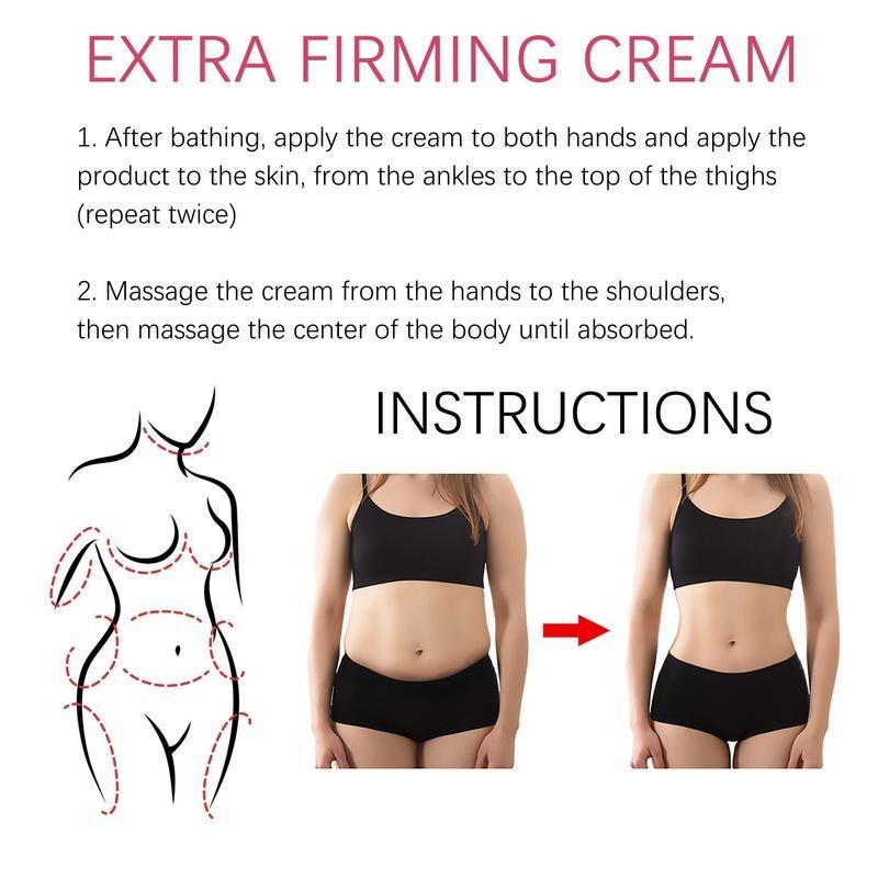 Zpevňující krém zeštíhlující krém na zpevnění paží, nohou, břicha, pasu a břicha Zpevňující krém zjemňující masáž pokožky a postavy