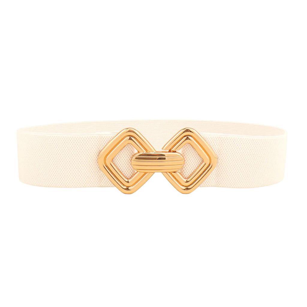 Dehnbarer Taillenformer Elegante breite Kette für Kleid Elastischer Bund Trendige Unterbrust-Taillenkette Breiter Gürtel