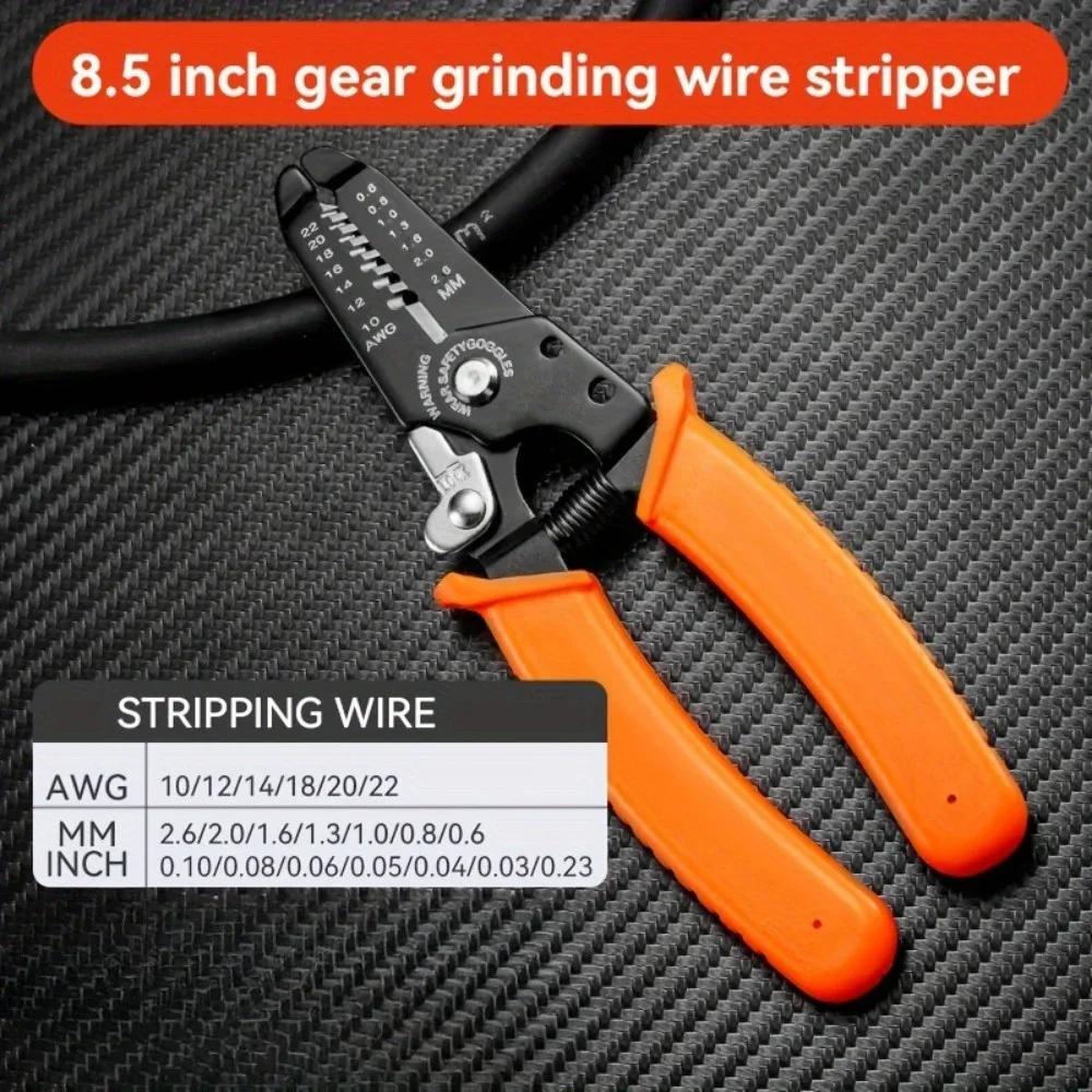Wire Stripper & Crimping Tool. Universal cable tool for electricians & DIY projects.