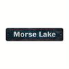 Vintage Aluminum Metal Sign 10x40cm