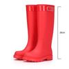 Verdickte Gummistiefel, Langschaft Wasserdichte Regenstiefel, Rutschfeste Modische Gummischuhe