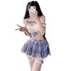 Sexy Student Uniform Temptation Underwear Role Play Erotic Nightwear JK Mini Skirt Cosplay Costume Kawaii Schoolgirl Uniform