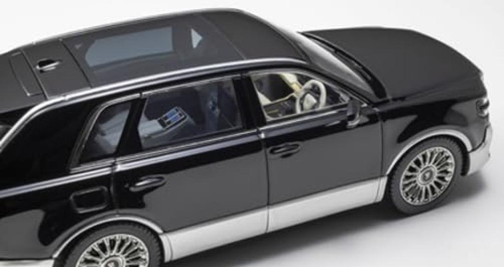 Kyosho Original Scale Toyota Century with Fromage Finished KS03926BS 1/43 (Rinpo) (Black/Silver) Interior, Model,