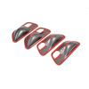 For BMW 3 4 Series 3GT F34 F30 F36 M3 F80 F82 F83 2013-2019 Real Carbon Fiber Car Door Inner Door Bowl Cover Sticker Accessories