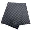 LOUIS VUITTON M74200 Damier wool Echarpe Petit Scarf black wool Used