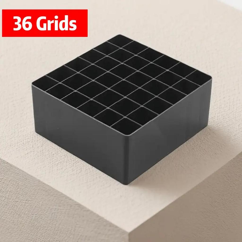 1pc 36Grids Art Markers Pen Holder, Desktop Marker Storage Box, Marker Pen Storage Organizer, Empty Storage Box (Without Marker)