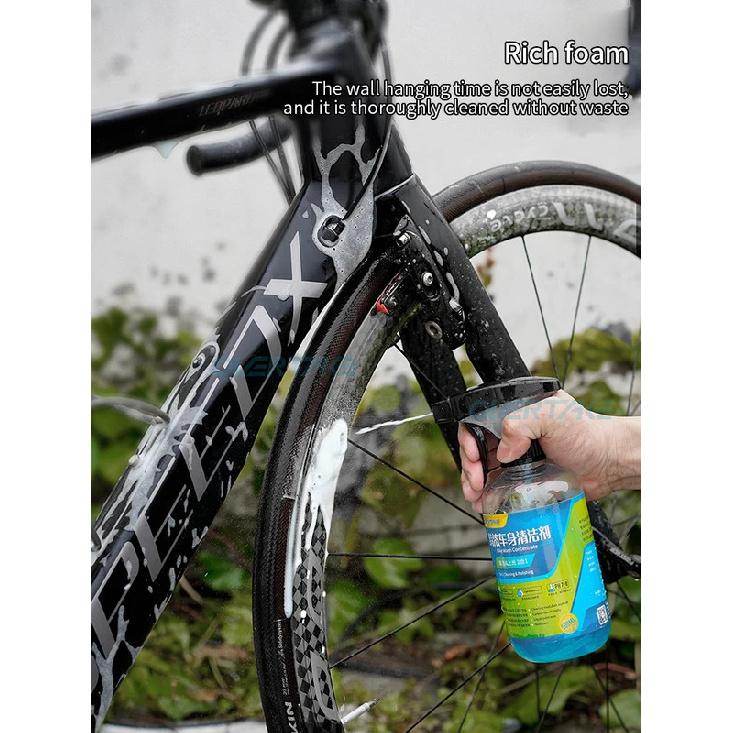 Mountain Road Bicycle Wash Fluid Carbon Fiber Frame Body Oil Cleaning Neutral Foam Cleaner Bicycle Neutral Deep Cleaner