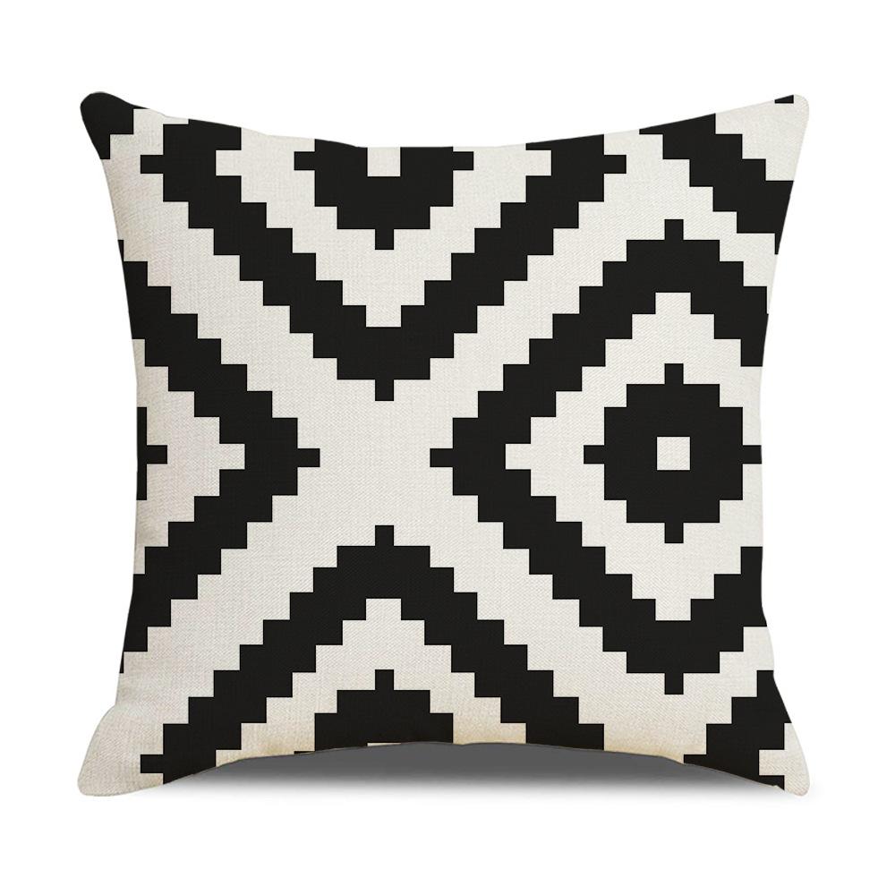 New Homeware Pillow Cover European Geometric Abstract Car Sofa Cushion Cover Cushion Cover