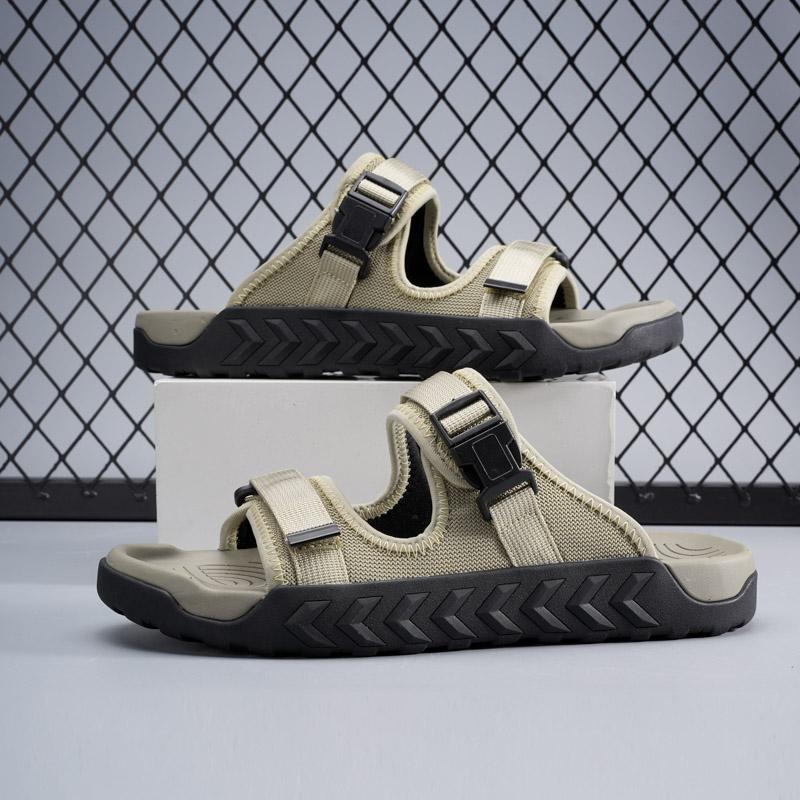 FashionNon-Slip Versatile Men Sandals Summer Outdoor Casual Beach Slippers Quick Dry Wading Aqua Shoes Soft Leisure Walk Male Half Drag