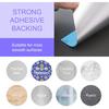YVPSI 6 PCS 8''x6'' Self Adhesive Acrylic Mirror Tiles Small Frameless Mirrors Flexible Mirror Sheets Wall Stickers Non Glass Mirror Panels for