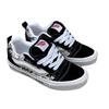 Dicke Zunge Amerikanische Schuhe mollige Brotbrettschuhe Retro weiß-schwarze kontrastierende Freizeitschuhe