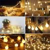 10/20/30/50m LED Ball String Lights Christmas Garland Fairy Light Outdoor Decoration Lighting For Room Wedding Party Decoration