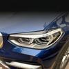 2pcs Car Headlight Eyebrow Eyelid Cover For BMW X3 X4 G01 G02 2018 2019 2020 2025 Headlamp Eyebrow Trim accessories
