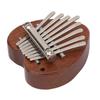 Mini Kalimba 8 Tasten Klarer und angenehmer Klang Leicht zu spielen Tragbares Daumenklavier mit Aufhängeseil