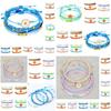 Stylish Handcrafted Bracelet Set With Waterproof Wax Thread And Alloy Sunflower Beads
