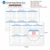 6-Hole Binder Refill Page Monthly Monthly Calendar Insert Loose-Leaf Calendar Page Thick Monthly Planning Insert For Office Work
