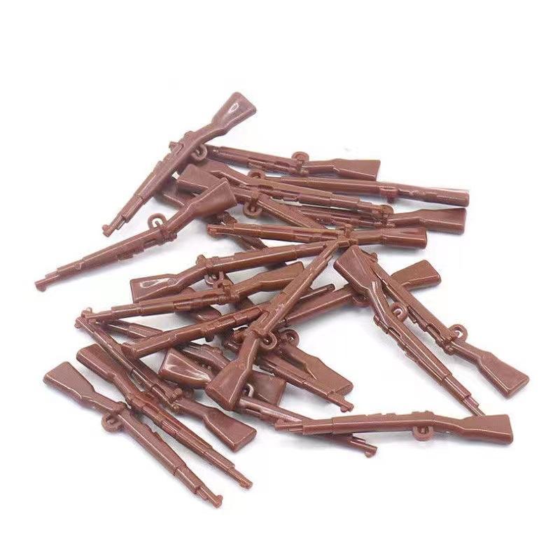 Compatible With Small Particles Building Block Villain Puzzle Assembly Bulk Military Rifle Weapon Accessories Toy