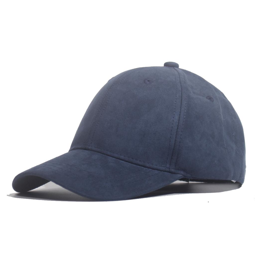 Fashion Suede Baseball Caps For Men Women Autumn Winter Solid Retro Snapback Hip Hop Hat Unisex Street Adjustable Sun Visor Caps