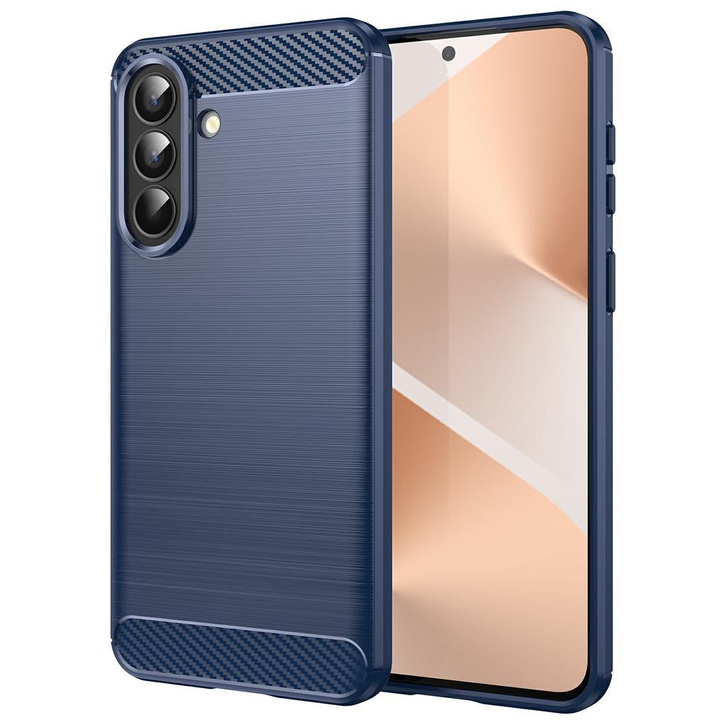 For Samsung Galaxy A57 5G Case Protective Phone Cover Carbon Fiber Texture Brushed