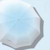Gradient Color Rain Umbrella Double Keel Vinyl Folding Umbrella Durable Automatic Umbrella  Travel