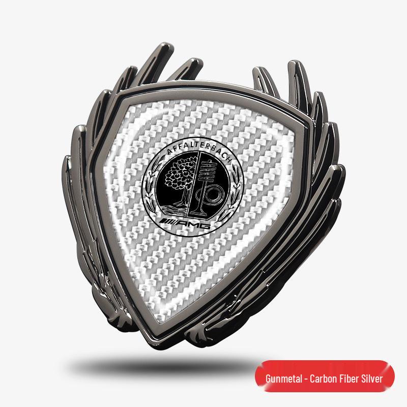 Mercedes GLC300L/GLC260L Metall Flügel Emblem Seitenfenster Aufkleber