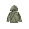 Kids Fleece Hooded Jacket Autumn and Winter Children's Clothing Boys' Bear Zip-up Shirt Boys' Double-Sided Polar Fleece Hoodie