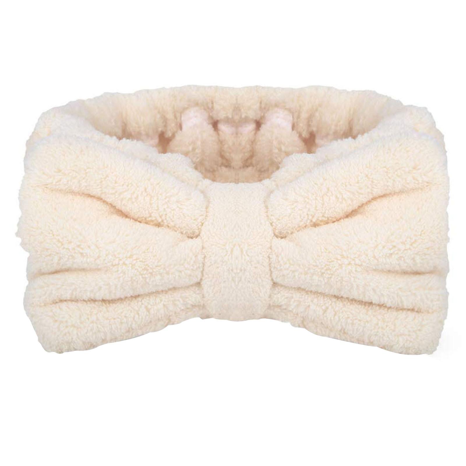 

Спа-повязки на голову Повязка на голову с галстуком-бабочкой из микрофибры Повязка на голову для макияжа Повязка на голову Повязка на голову Повязка для мытья лица Повязка на голову для мытья лица Повязка на голову для полотенец Для женщин One Size бежевы