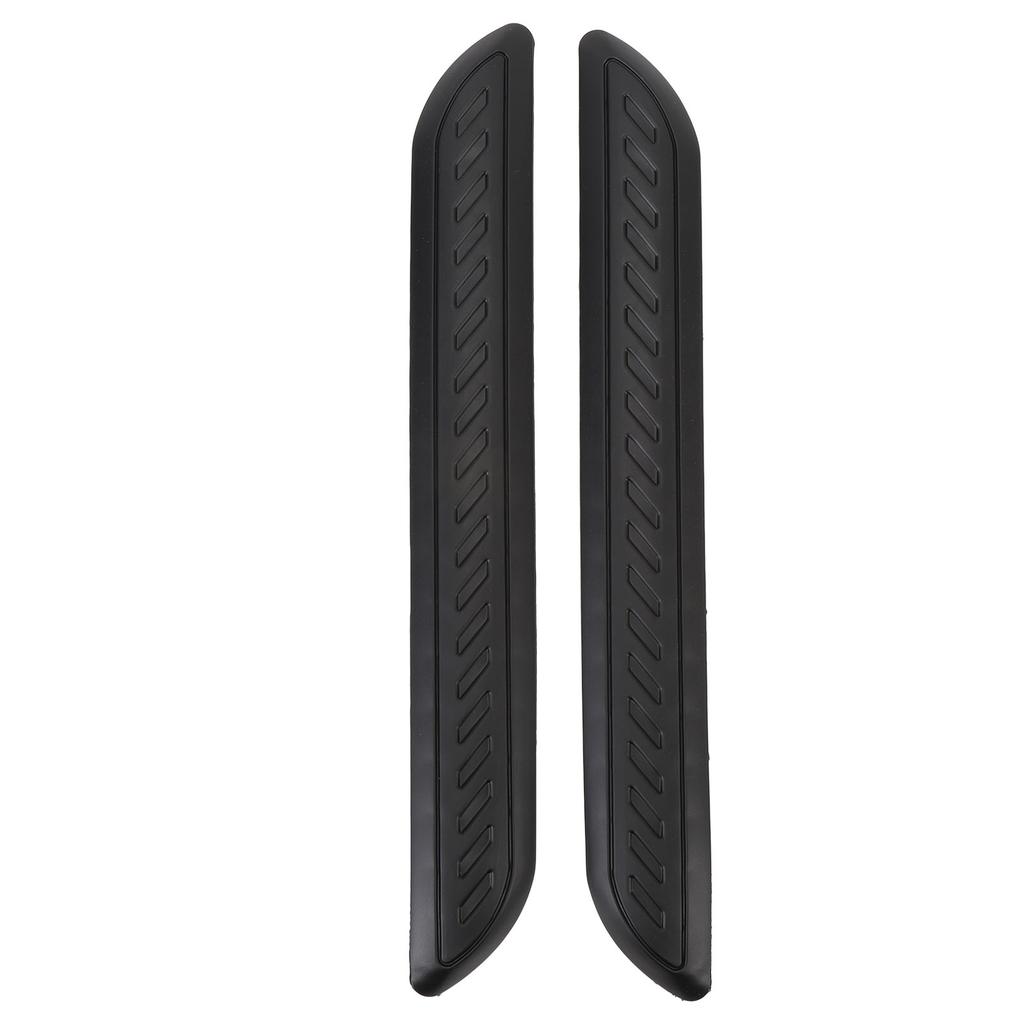 2 stk Støtfangerbeskyttelseslist Venstre Høyre Blank Svart Sterk Beskyttelse Gummi Støtfangerbeskytter Deksel for