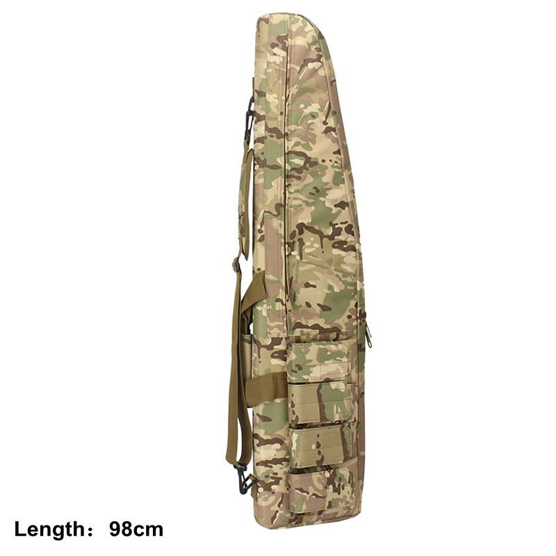 Outdoor Multifunctional 1.2-meter Fishing Bag 1-meter Tactical Camouflage Slanted Mouth Single Shoulder Handbag