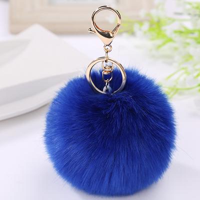 Herbst und Winter Nachahmung Otter Kaninchen Fell Ball Schlüsselanhänger Mode Damen Tasche Anhänger Plüsch Auto Schlüsselanhänger Charme