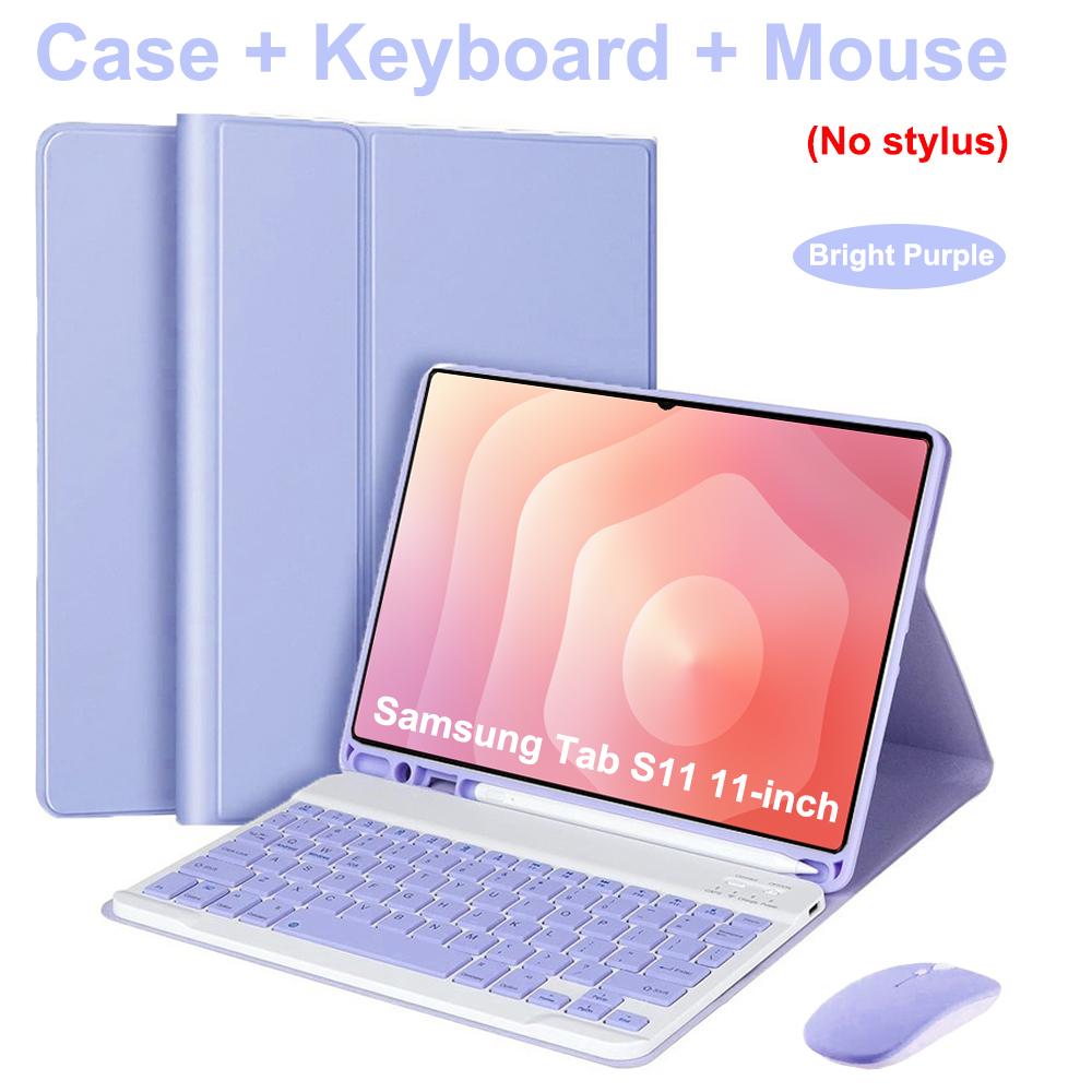 Case for Samsung Galaxy Tab S11 11-inch,Bluetooth Keyboard Cover for Galaxy S11 SM-X730/X736B,for Samsung Smart Stand Cover