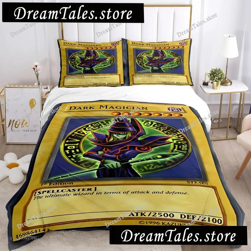 Cartoon Dark Magician Duvet Cover Comforter Fear Bedding Set Soft Quilt Cover And Pillowcases For Teens SingleDoubleQueenKing029