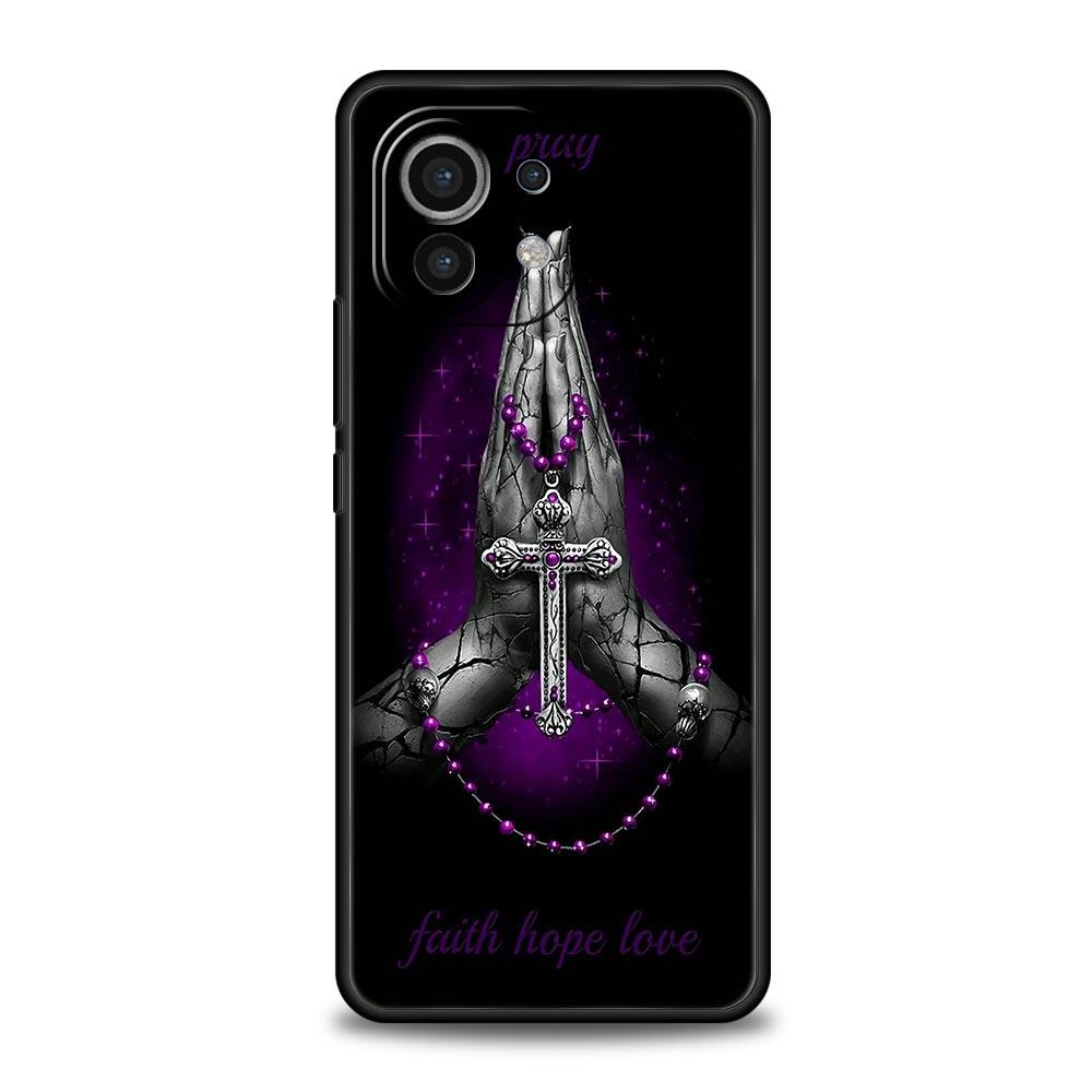 Phone Case for Xiaomi Mi 17 15 14 13 12 11 Ultra 15T 14T 13T 12T 11T Pro Lite 5G Soft TPU Faith Christian Religious Jesus Clear