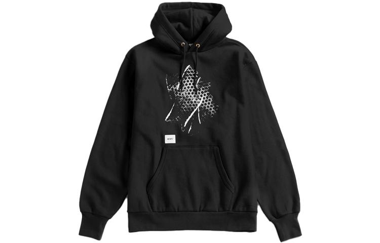 Vans X WTAPS Sweatshirts Unisex Black Hooded Moderate Regular VN0A4TRBBLK1 S
