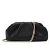 Elegant Golden Pleated PU Evening Clutch with Detachable Chain Strap Chic Women's Handbag for Dinner Parties and Formal Events Party Handbag Luxury
