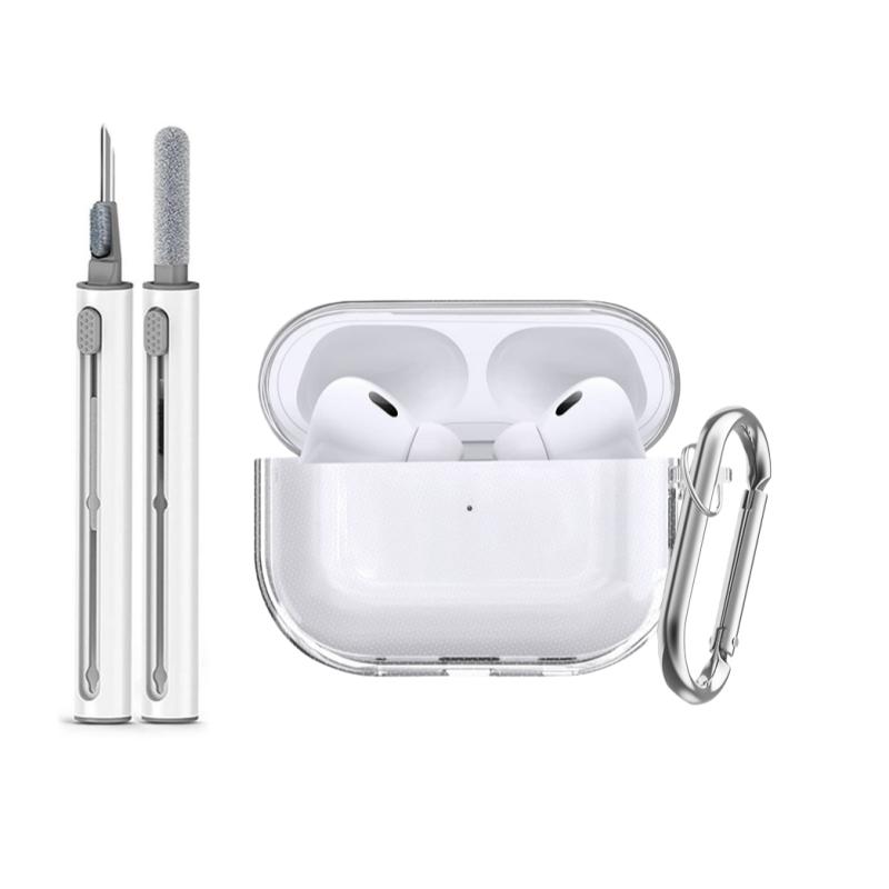 

Silicone Protective Case for Airpods Pro 3 Gen (2025) Earphone Accessory For Airpods Pro 3 Generation with Cleaning Kit/Keychain for Airpods Pro 3