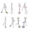 Sweet Star Heart Bowknot Phone Charm Straps Car Key Hangings Pendants Fashion Bag Decoration Lanyard Purse Accessories