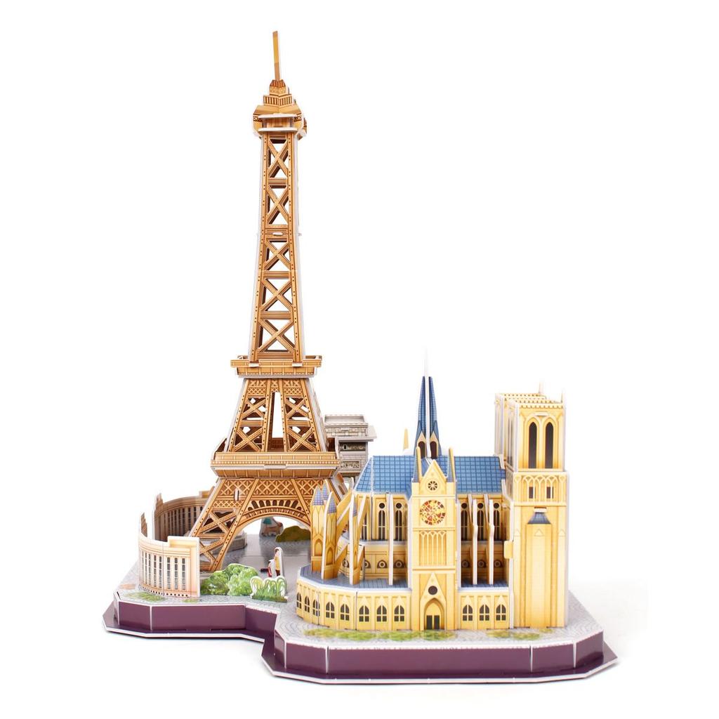 German Level 3D Puzzle City Lines Paris (Paper Craft) 00141