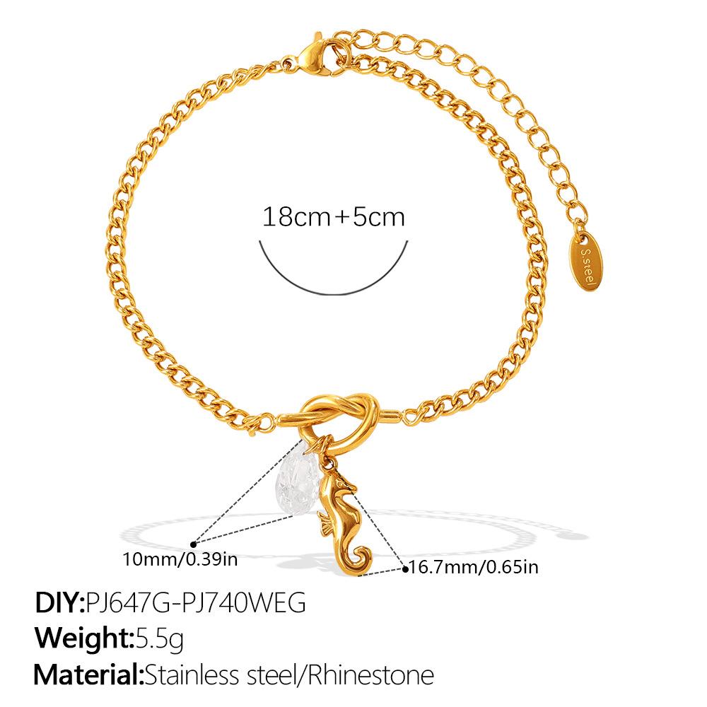 Niche daily versatile adjustable bracelet multi-style cute dolphin pendant jewelry