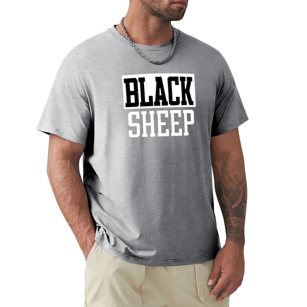 T-shirt Pecora Nera magliette nere ad asciugatura rapida per tifosi sportivi da uomo